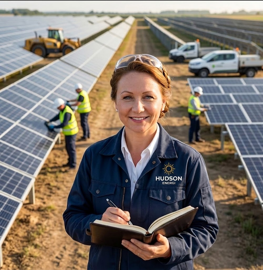 Aune June, Marknadschef på Hudson Sol Energi AB